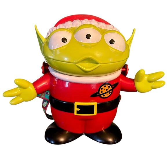 Disney Parks Toy Story Alien Holiday Santa Suit Popcorn Bucket - Picture 1 of 10